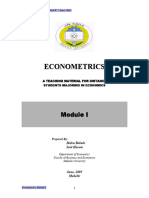 Econometrics From Mekele University-1