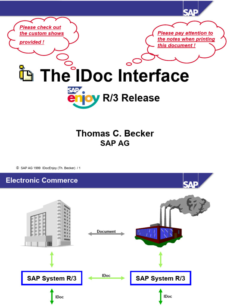 IDoc Interface and EDI Subsystem Overview | PDF | Electronic Data ...