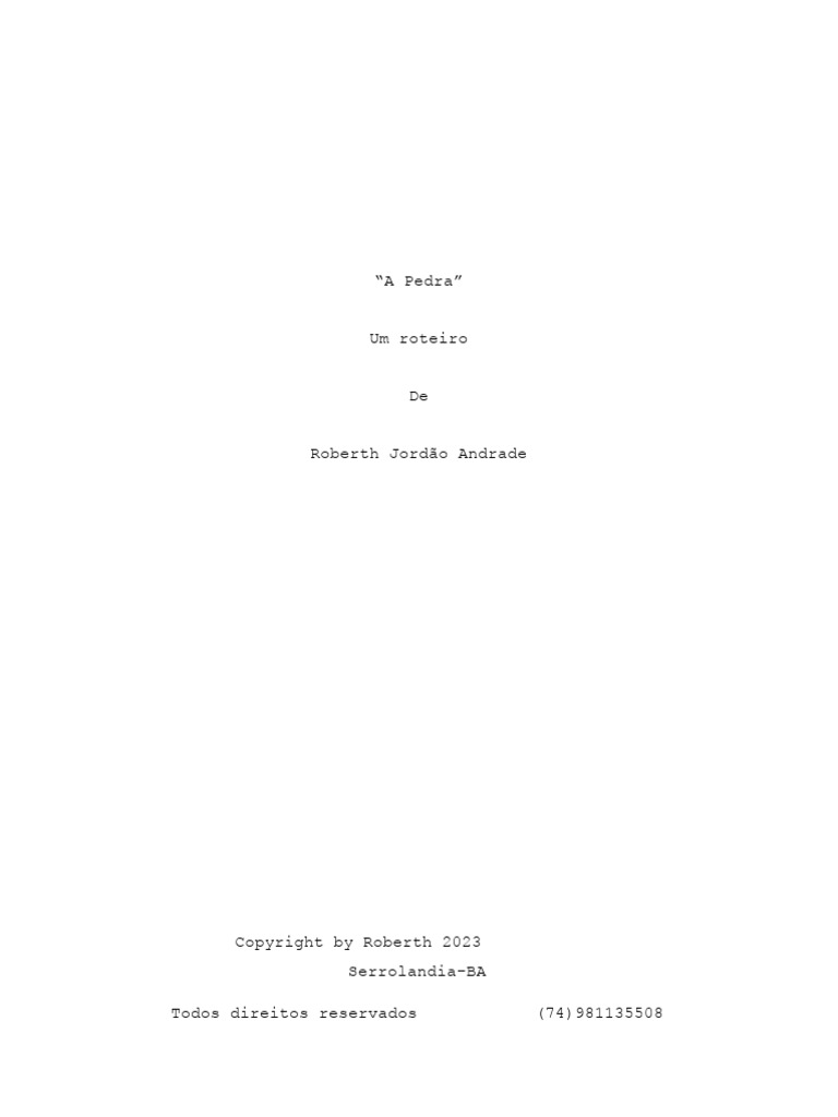 Modelo De Roteiro 3 Pdf