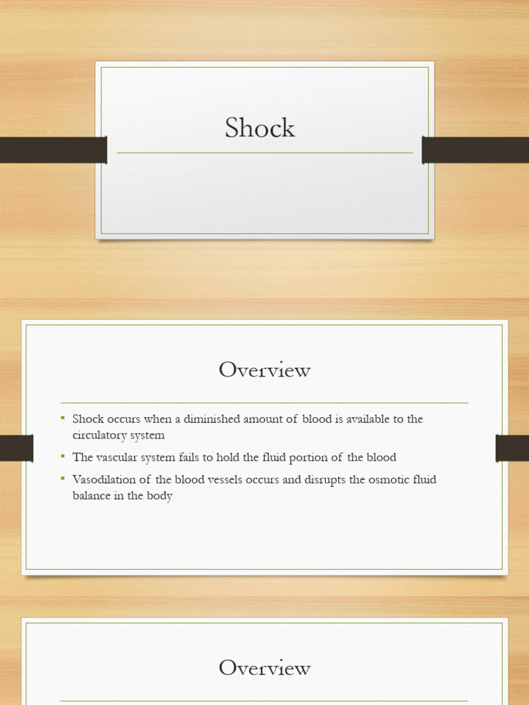 14_Shock | PDF | Shock (Circulatory) | Blood Pressure