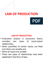 Law of Production