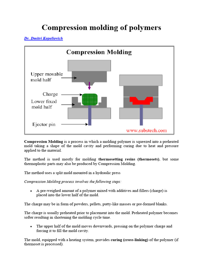 Transfer and Compression Molding of Polymers PDF Polymer Chemistry