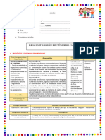 Jueves A - Sesion - Descomposición de Numeros