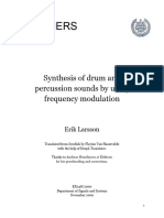 Synthesis of drum and  percussion sounds by using frequency modulation - english (1)