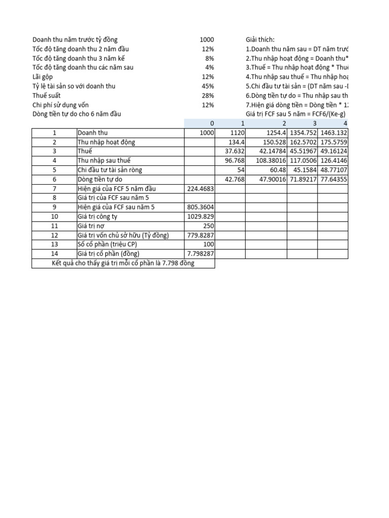 Bai Excel | PDF