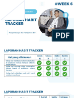 Habit Tracker Week 6