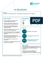 MSP - Organization Structure