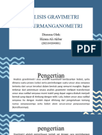 Analisis Gravimetri Dan Permanganometri - Hizam Ali Akbar 202184204001