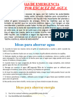 Ideas para Ahorrar Agua y Luz