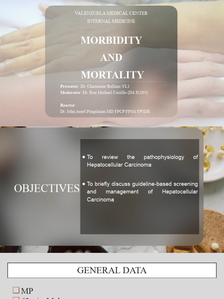 Hepatocellular Carcinoma Case Review | PDF | Nausea | Thorax