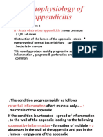 pathophysiology of appendicitis اخر تعديل .....