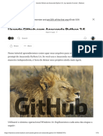 Usando Github Com Anaconda Python 3.6 - by Leandro Cruvinel - Medium