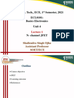 Lecture 1 N-Channel JFET