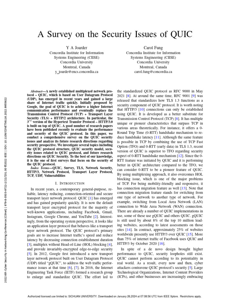 a-survey-on-the-security-issues-of-quic-download-free-pdf