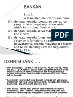 Hukum Perbankan 1 (Pengertian Bank)
