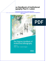 Free Download The Palgrave Handbook of Institutional Ethnography Paul C Luken Full Chapter PDF