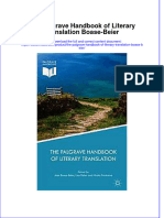 Free Download The Palgrave Handbook of Literary Translation Boase Beier Full Chapter PDF