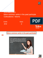 ING - 2° - Common Verbs in Participle - Idioms (Classroom)