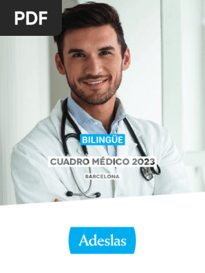 Cuadro Medico Adeslas Barcelona PDF Radiología Ct Scan 