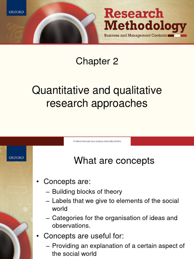 Chapter 2 - Quantitative and Qualitative Research Approaches | PDF ...