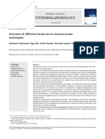 Outcome of Different Facial Nerve Reconstruction 3