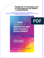 Free Download The Pdma Handbook of Innovation and New Product Development 4Th Edition Ludwig Bstieler Full Chapter PDF