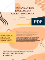 Perencanaan Dan Pengelolaan Barang Dagangan