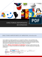 Directorios Importantes W10