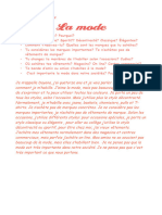 Examen Oral Francés Redaccion Modelo