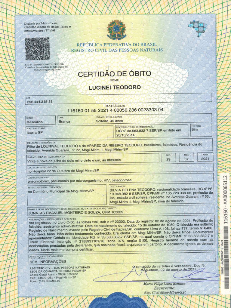 Certidao Obito Compressed Pdf
