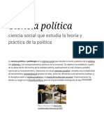 Ciencia Política - Wikipedia, La Enciclopedia Libre