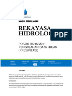 Modul 5 - REKAYASA - HIDROLOGI