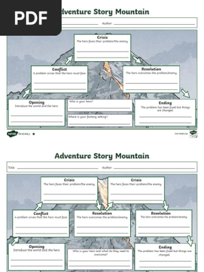 Adventure Story Mountain Template