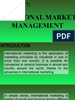 International Marketing Management