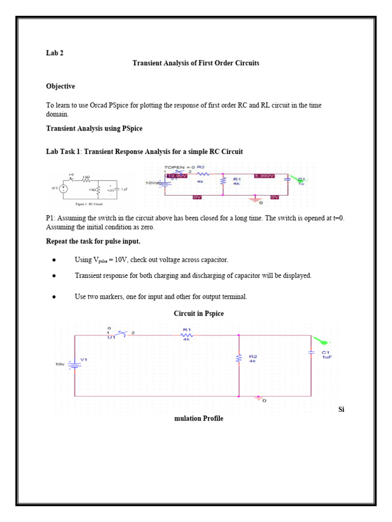 Lab 2 Ena My Full Pdf Electrical Network Capacitor