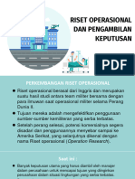 Materi 1. RISET OPERASIONAL DAN DATA MEMBUAT KEPUTUSAN