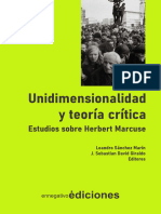 ISBN: 978-628-01-3316-4. Sánchez, Leandro & David Giraldo, J. Sebastian (Eds.) - (2024) - Unidimensionalidad y Teoría Crítica. Estudios Sobre Herbert Marcuse