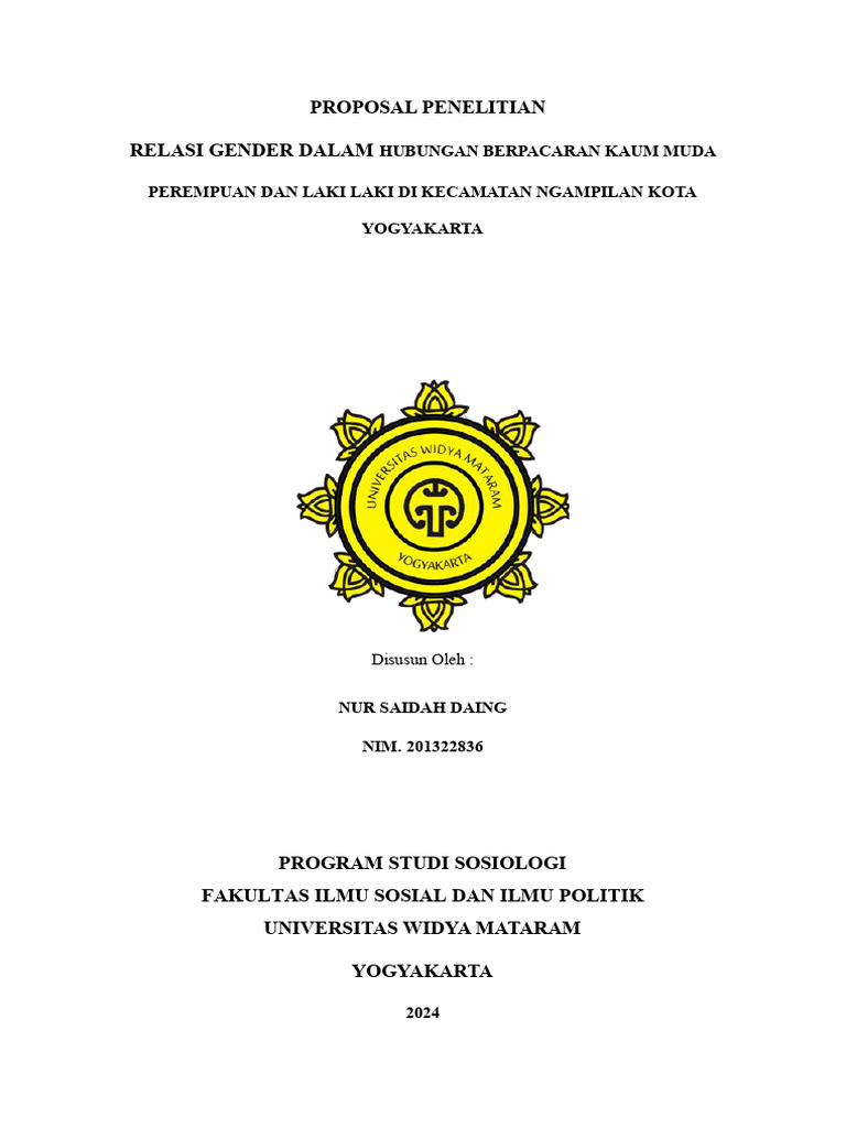 Gender dalam Hubungan Pacaran Kaum Muda | PDF | Ilmu Sosial
