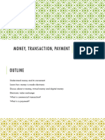 Topic 1 - Money, Transaction and Payment