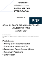  Strategi STP dan Differentation