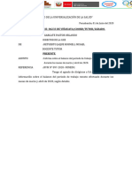 "Año de La Uñiversalizacioñ de La Salud": Pomabamba, 01 de Junio Del 2020