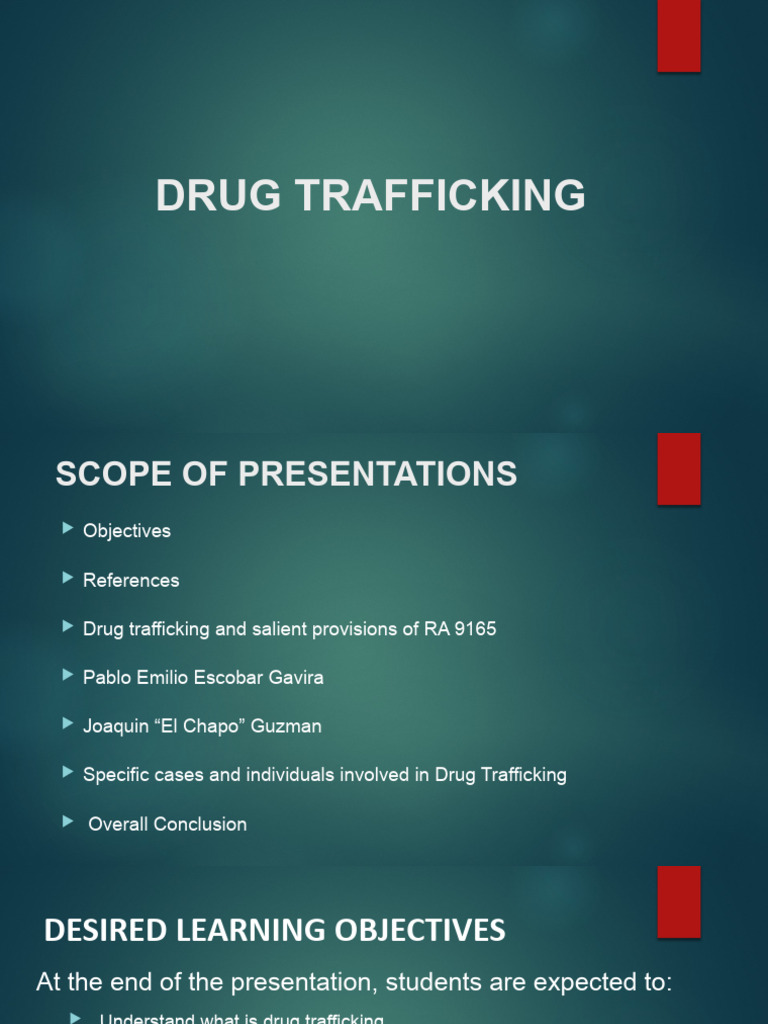 DRUG TRAFFICKING | PDF | Sinaloa Cartel | Illegal Drug Trade