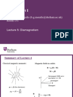 FoP3B Lecture 5 (Diamagnetism)