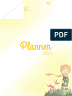 PLANNER 2023 Sem Horários - Pequeno Príncipe