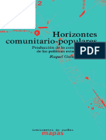 GUTIÉRREZ AGUILAR, R. - Horizontes Comunitario-Populares (Producción de lo Común más allá de las Políticas Estado-Céntricas) (OCR) [por Ganz1912]