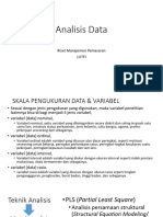 Riset Manajemen Pemasaran - Analisis Data - MM