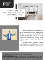 Group 8 Ethics and Social Resposibility and Globalization