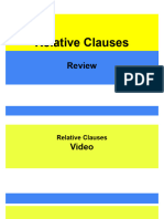 Relative Clauses Review