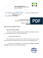 Lettre Prolongation À GERI