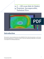 BIM HVACTool CFD Tutorial Case 2 (MAR 2015) (2D Room Inlet Outlet Flow)